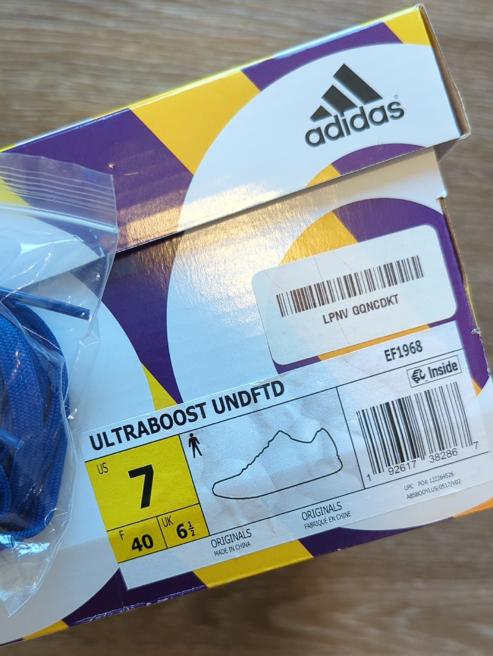 Adidas Ultraboost X UNDFTD - White/Red/Blue - Men's 7/Women's 8.5 - Picture 11 of 13